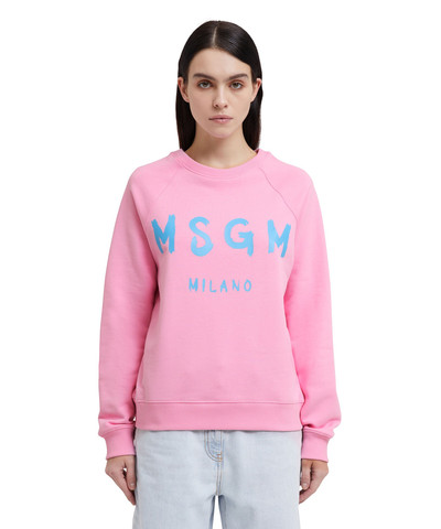 MSGM Sweatshirt with box logo outlook
