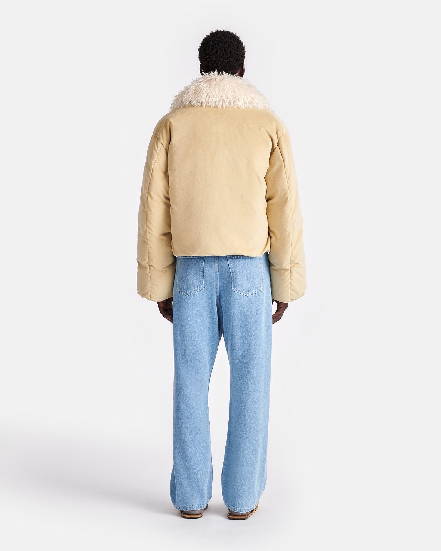 Alt-Suede and Faux-Fur Jacket - 11