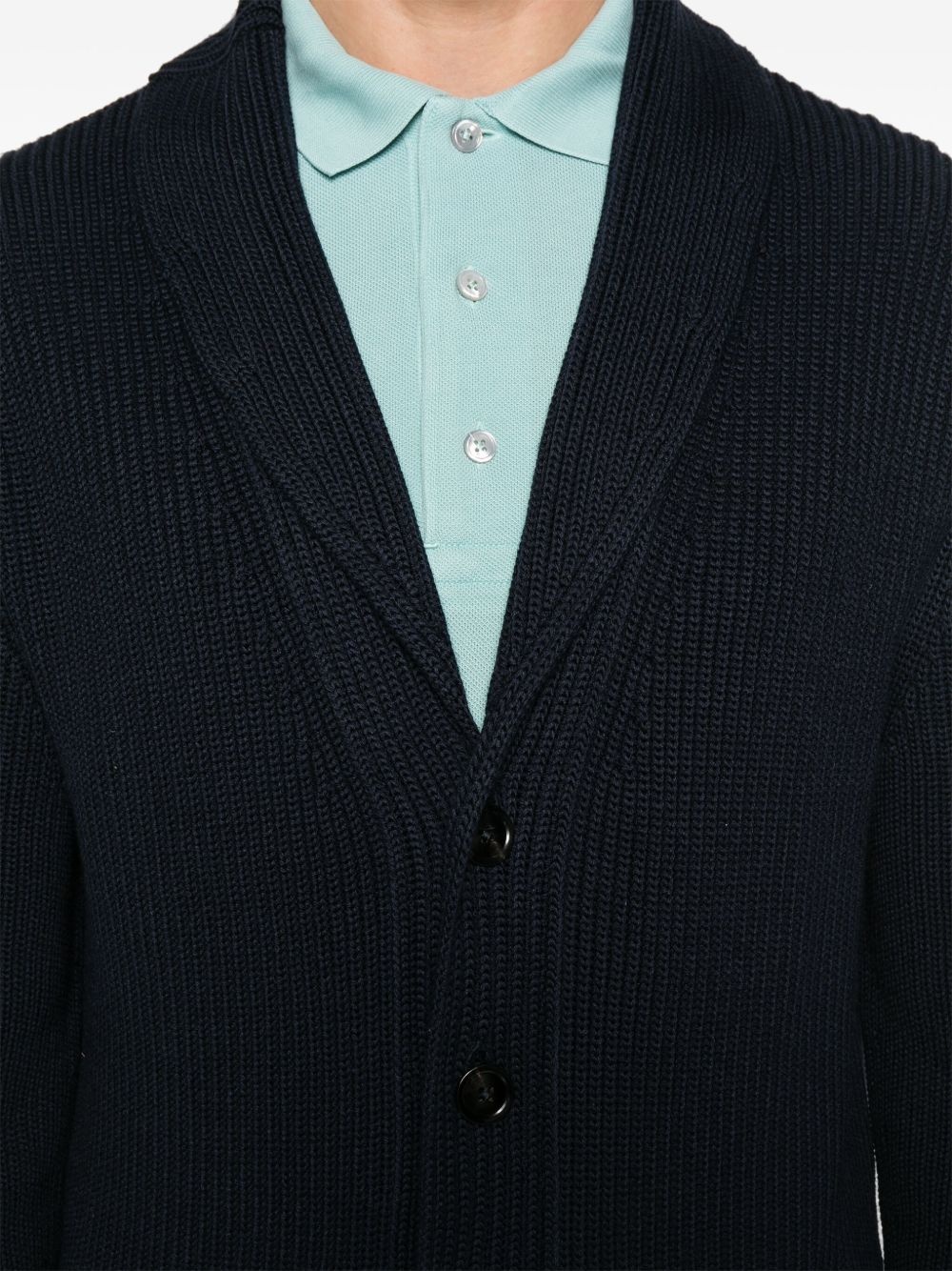 shawl-collar cardigan - 5
