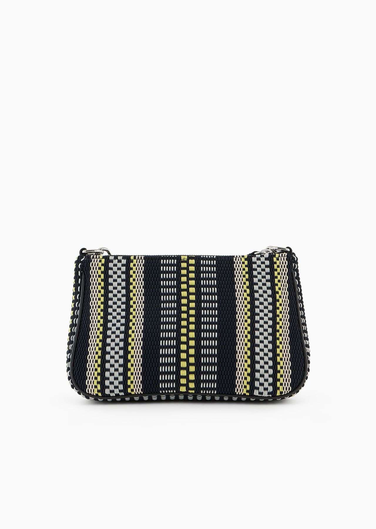 Double mini shoulder bag in basketweave - 3