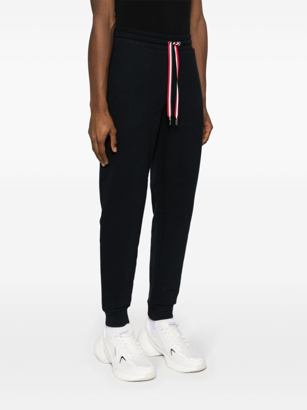 Tricolour Accent cotton track pants - 3