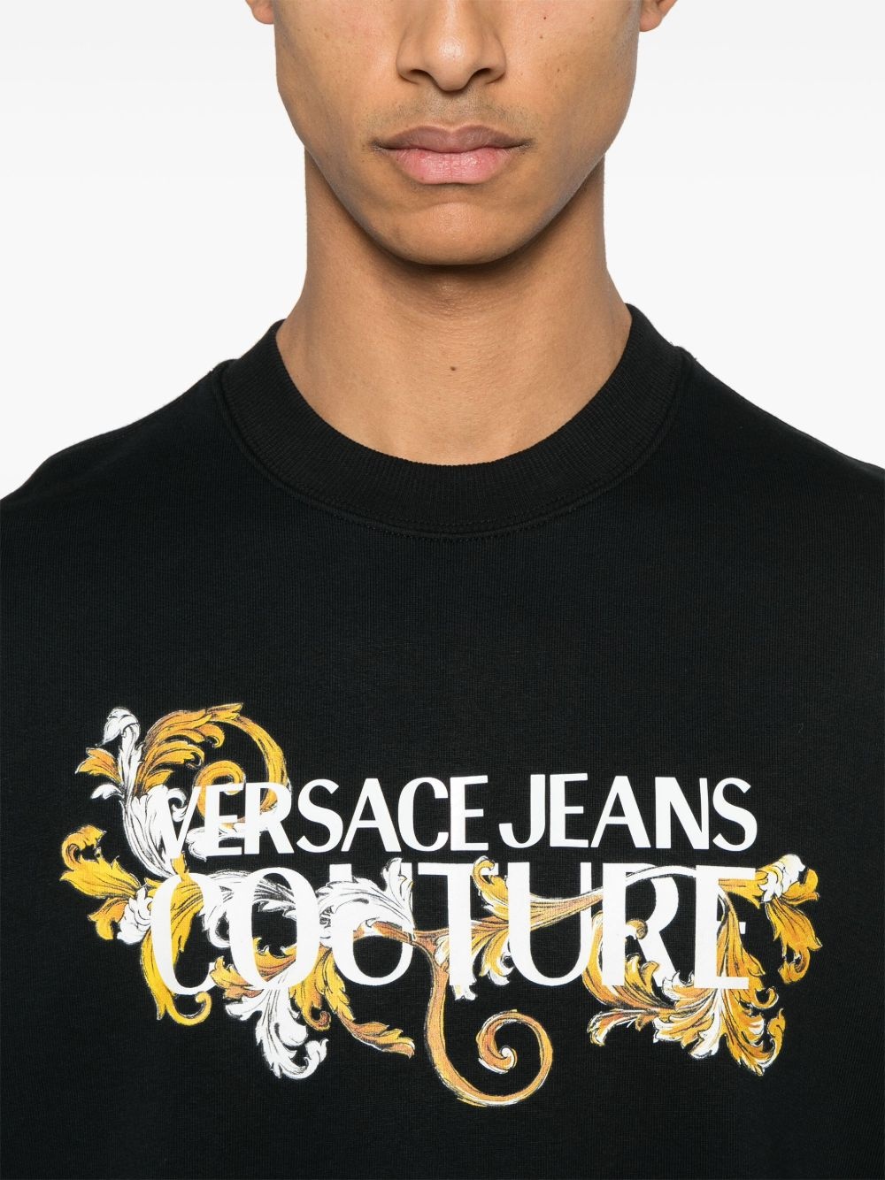 Barocco-print sweatshirt - 5