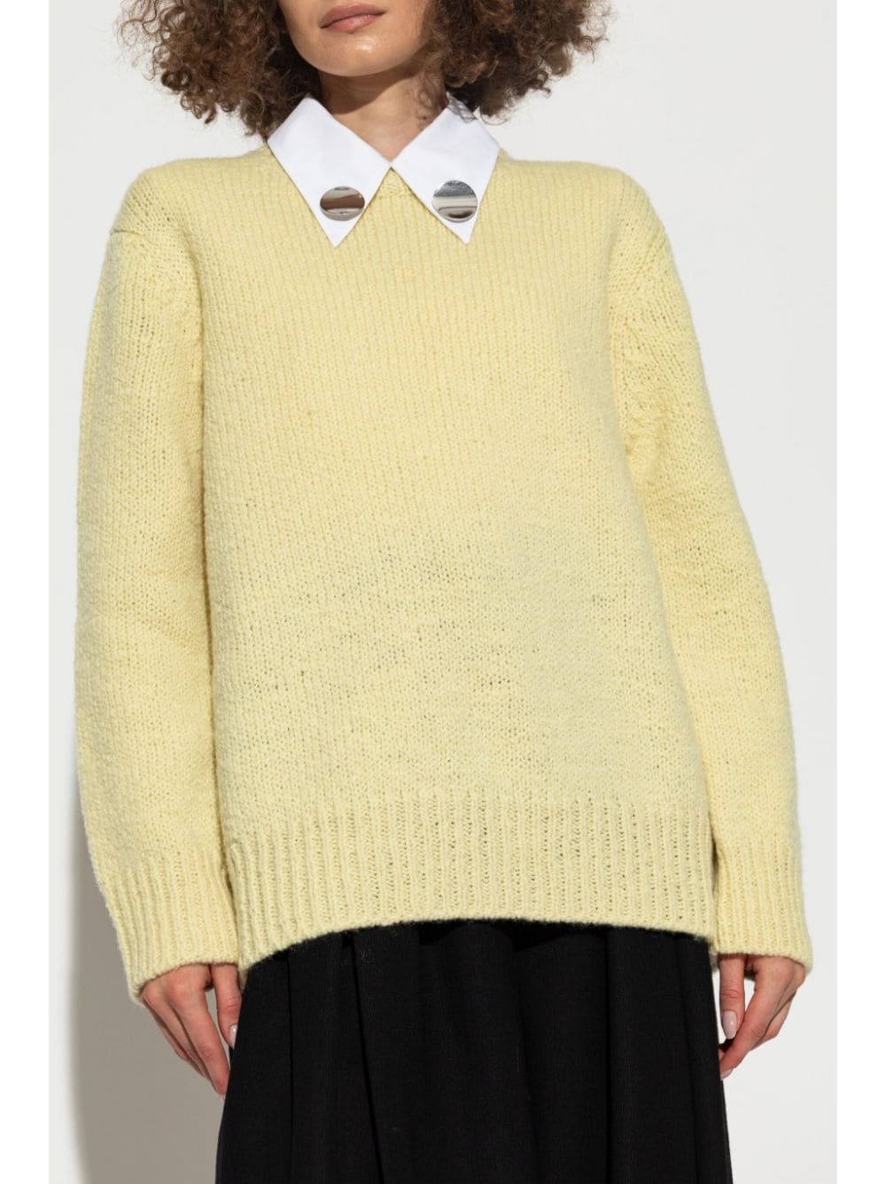 knitted wool jumper - 3