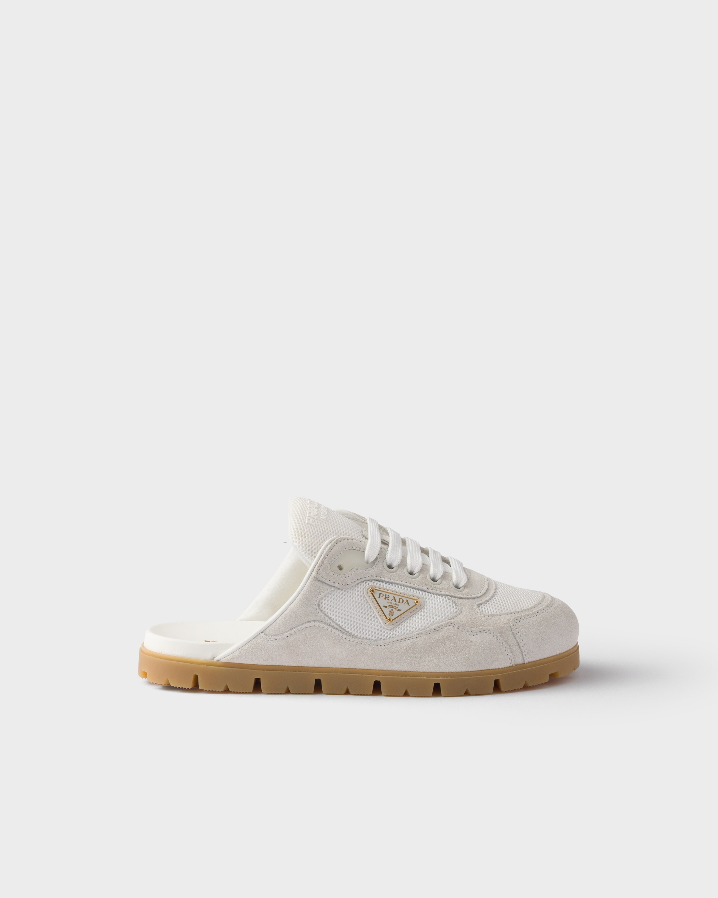 Trail mesh fabric and suede mules - 2