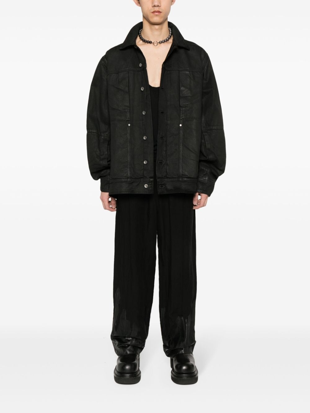Worker cotton shirt jacket - 2