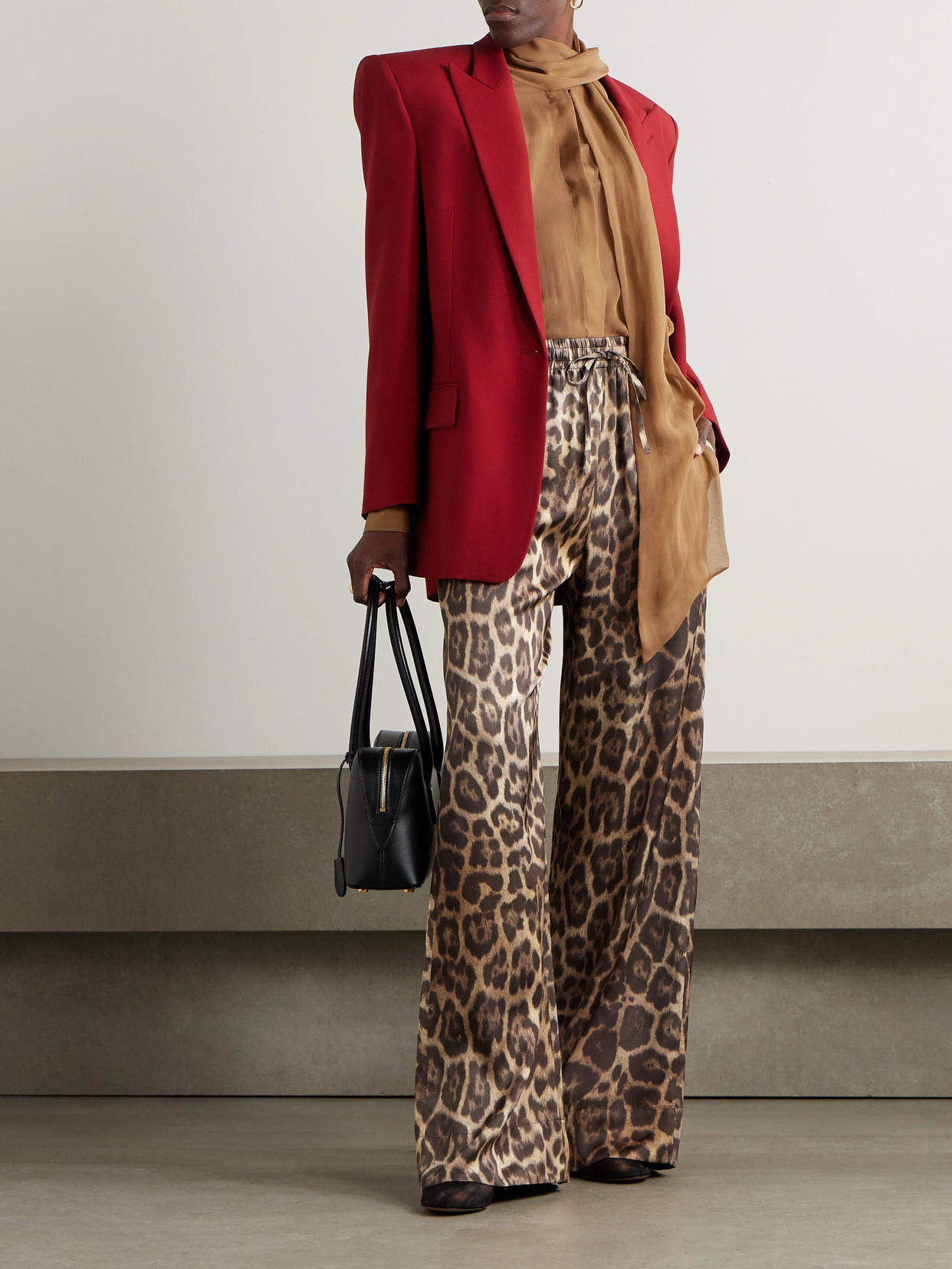 Leopard-print Lenzing Ecovero Wide-leg Pants - 2
