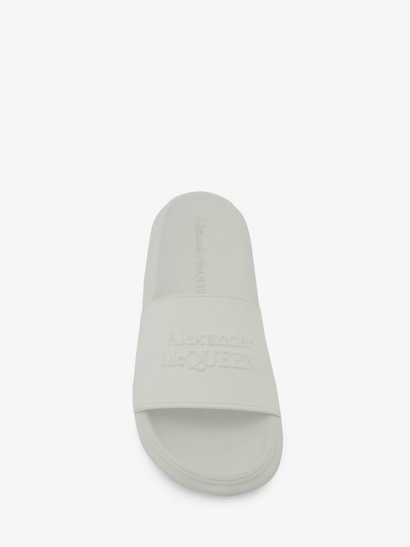 Pool Slide in White Mix - 4