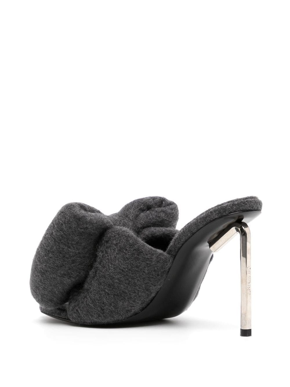 Allen bow wool sandals - 3