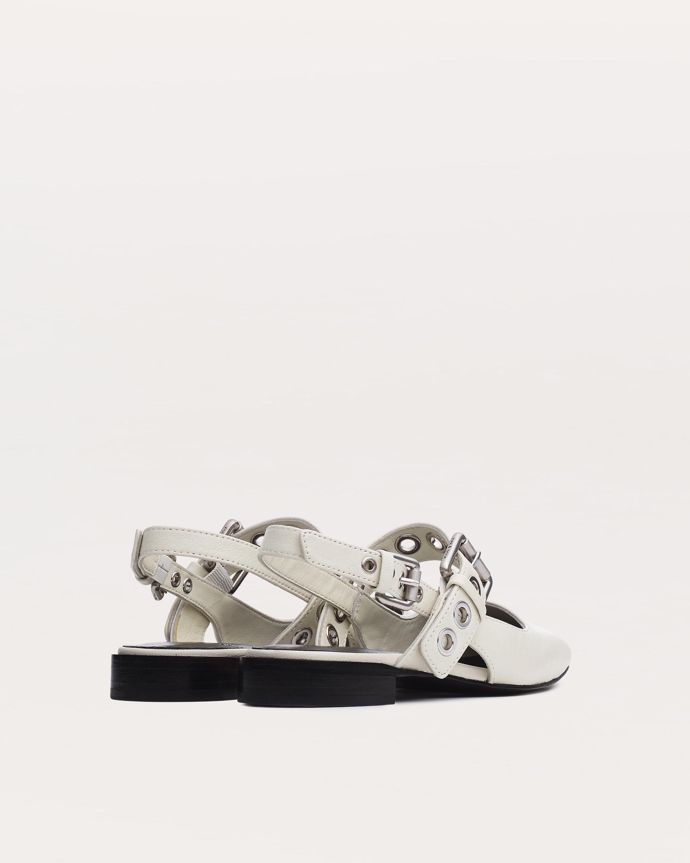 Moto Astra Leather Slingback Flats - 3