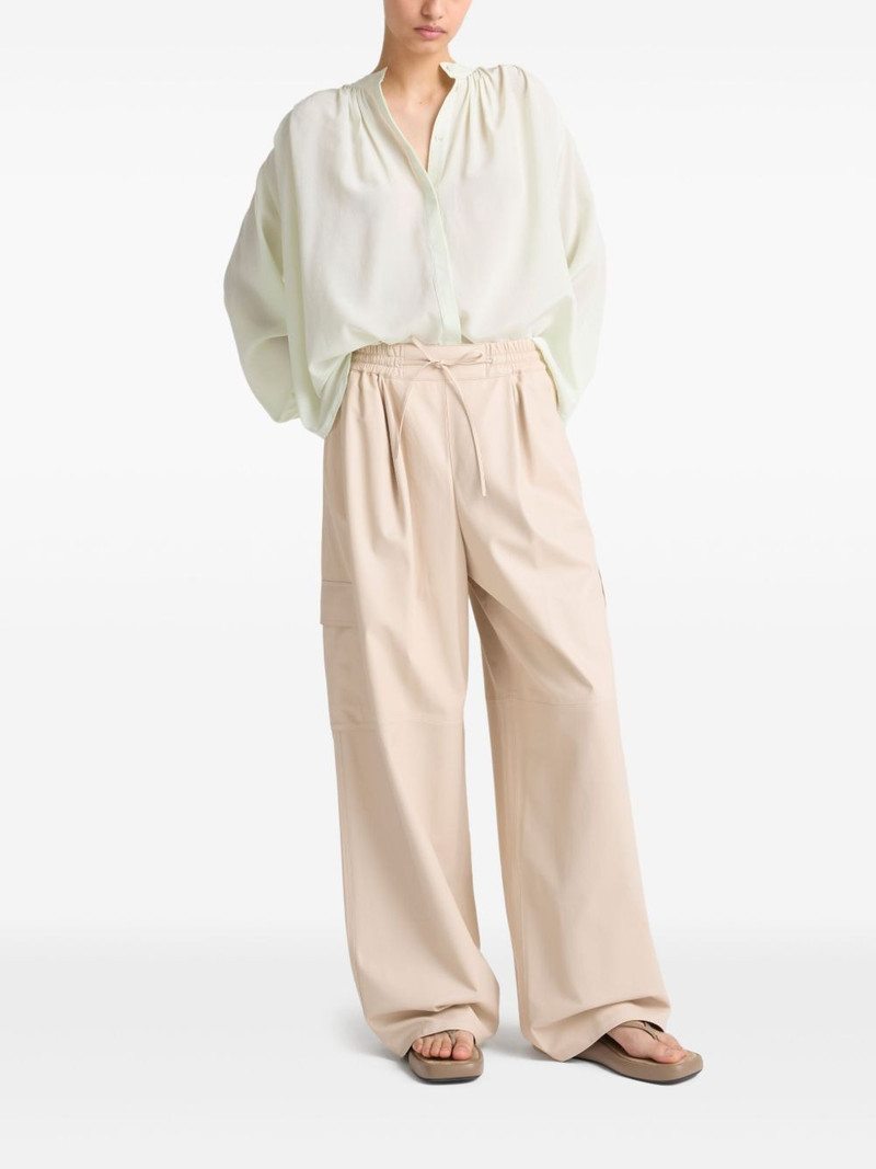 Yves Salomon leather trousers outlook