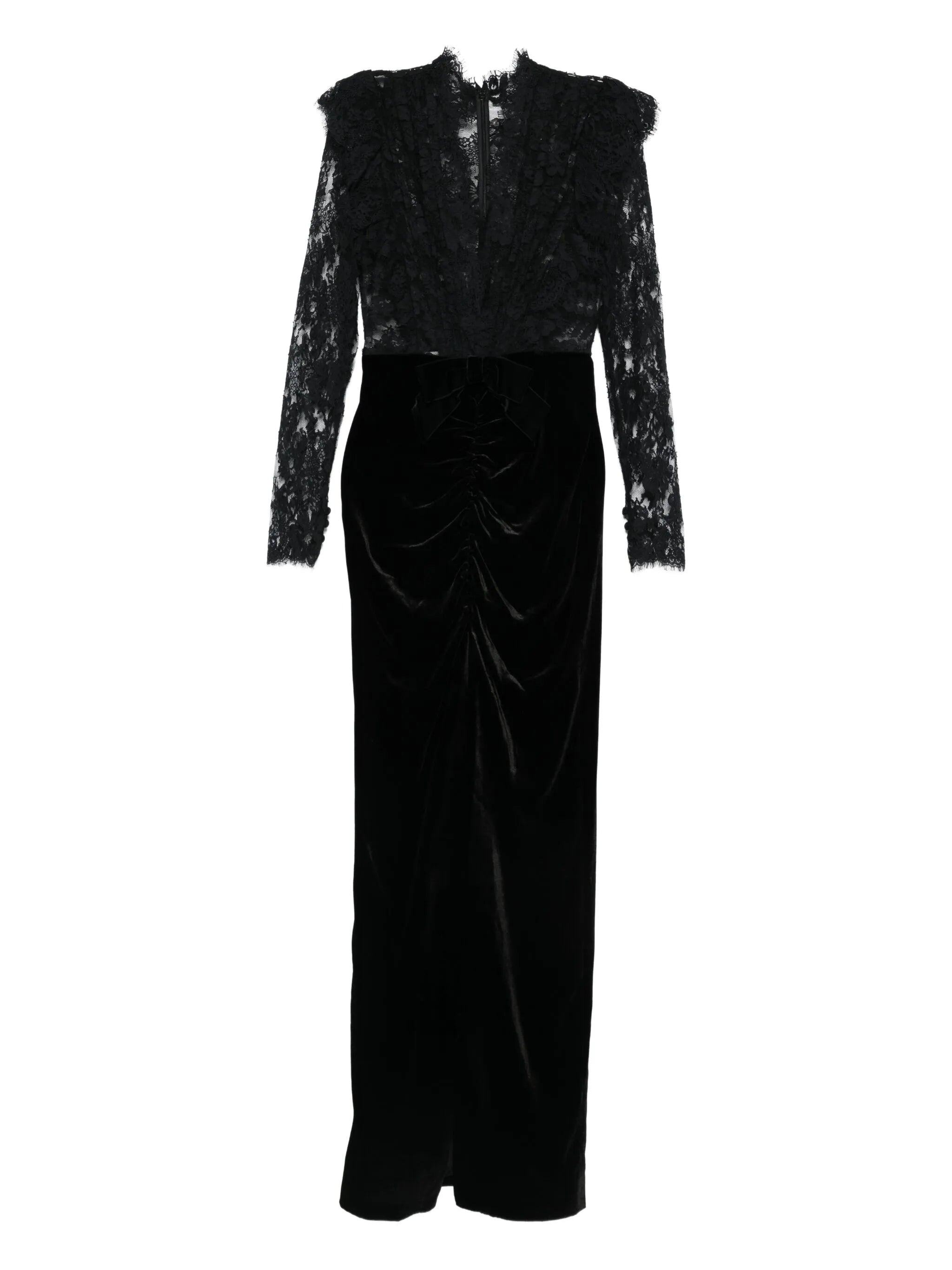Alessandra Rich Lace-embellished Dress - 1