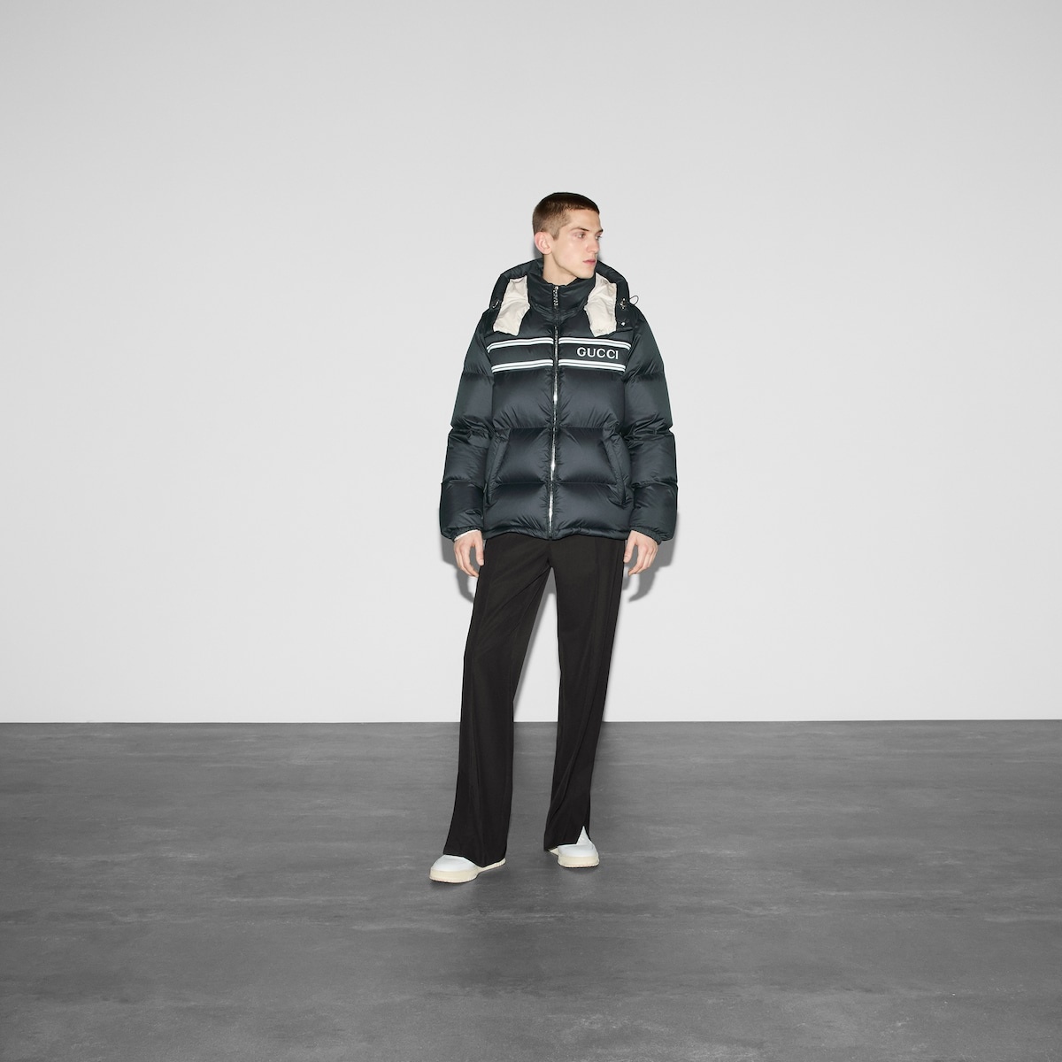 Nylon puffer jacket - 2