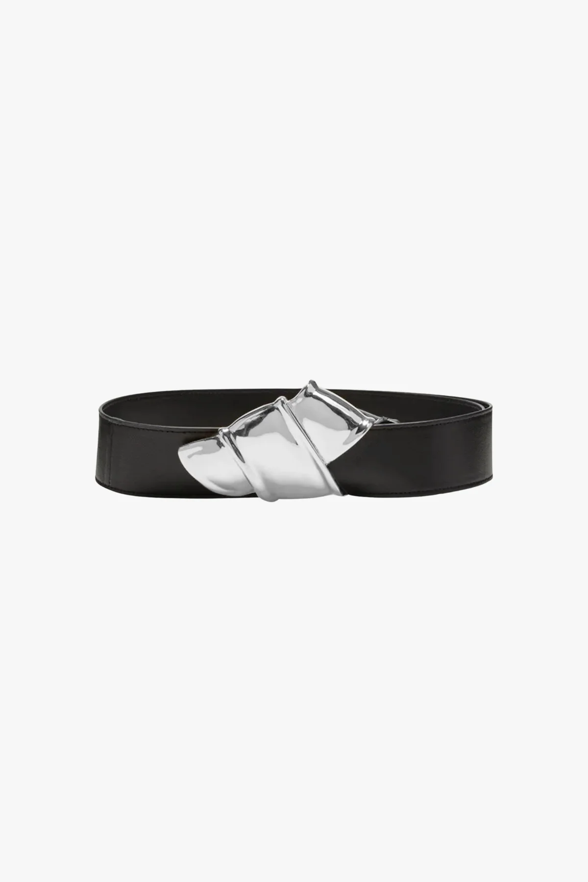 The Courtney Belt in Black and Silver - 1