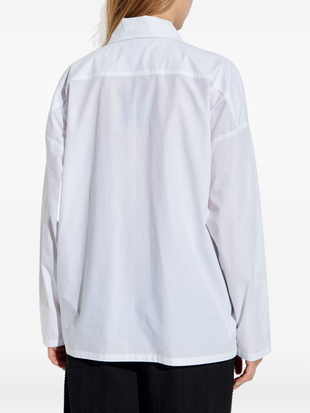 pocketed collared shirt - 4