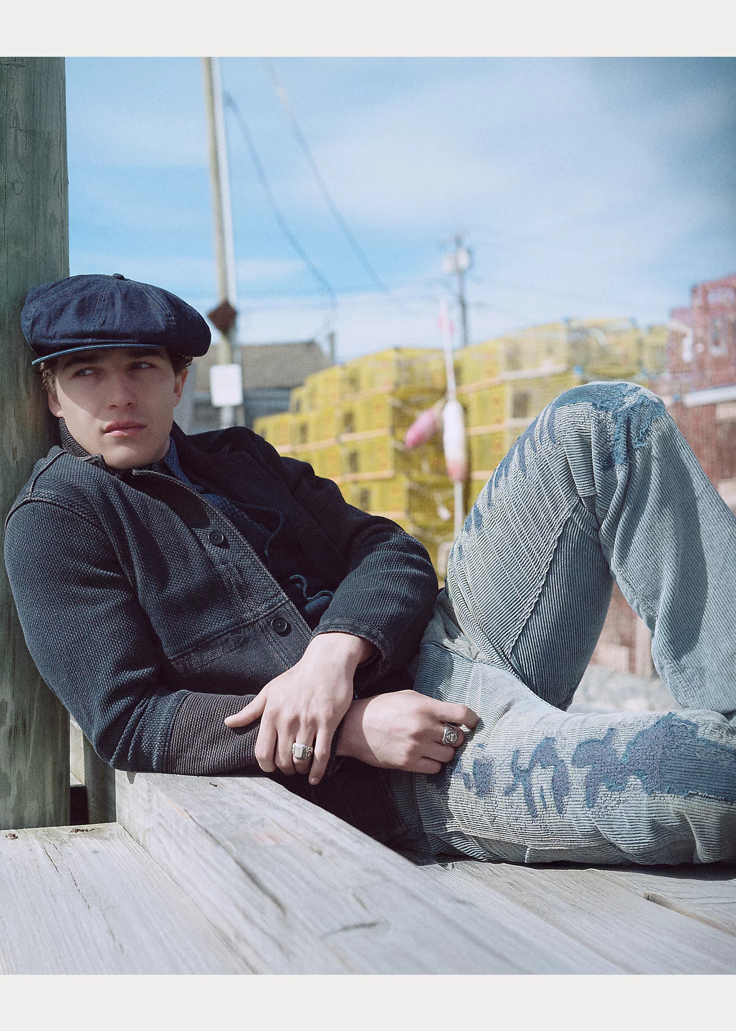 Limited-Edition Indigo Patchwork Jacket - 6