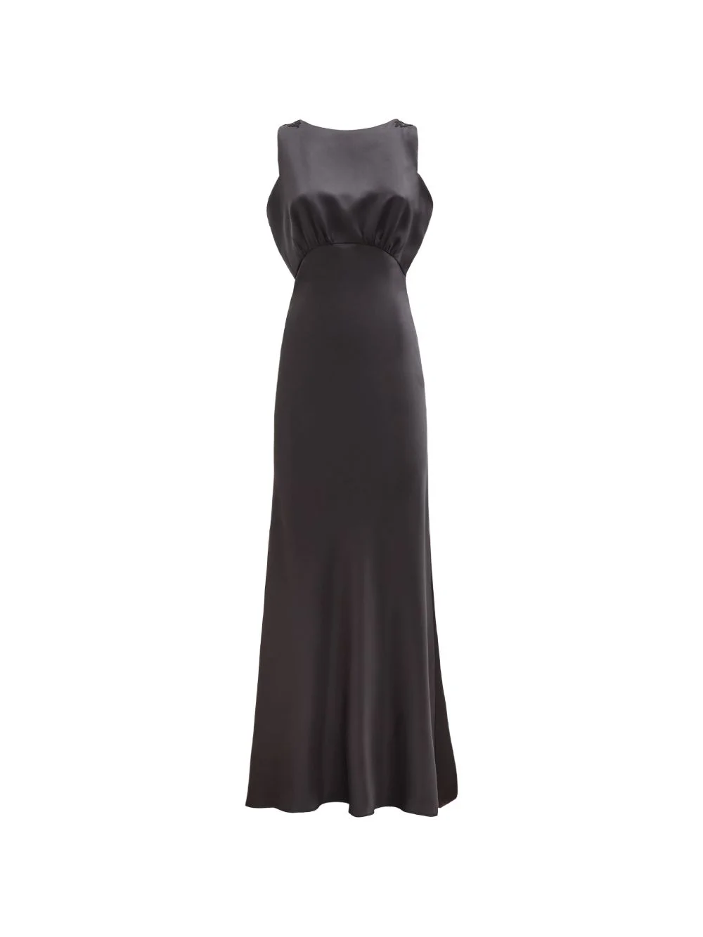 Scilla lace-back silk maxi dress - 1