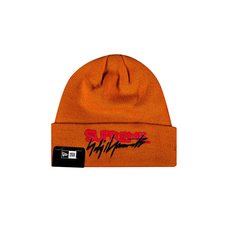Supreme x Yohji Yamamoto x New Era Beanie 'Orange' - 1