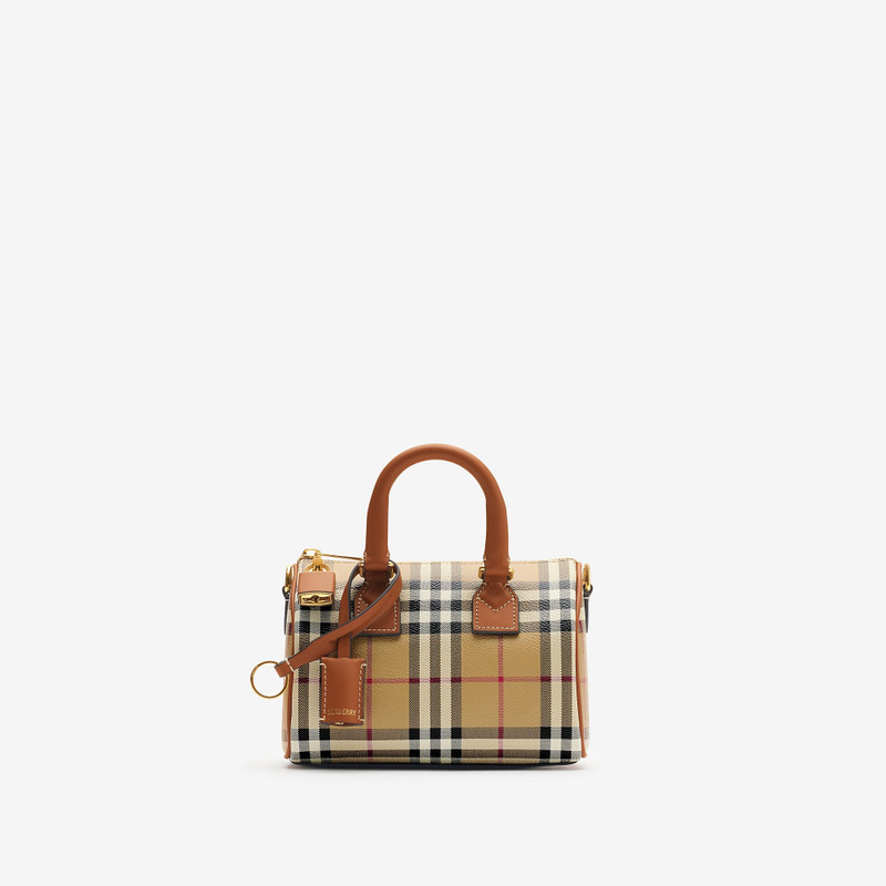 Mini Check Bowling Bag 1