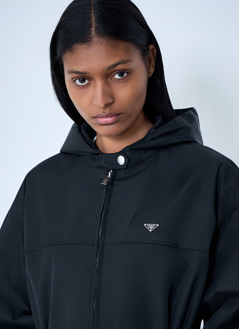 Re-Nylon Hooded Belted Anorak Jacket 5