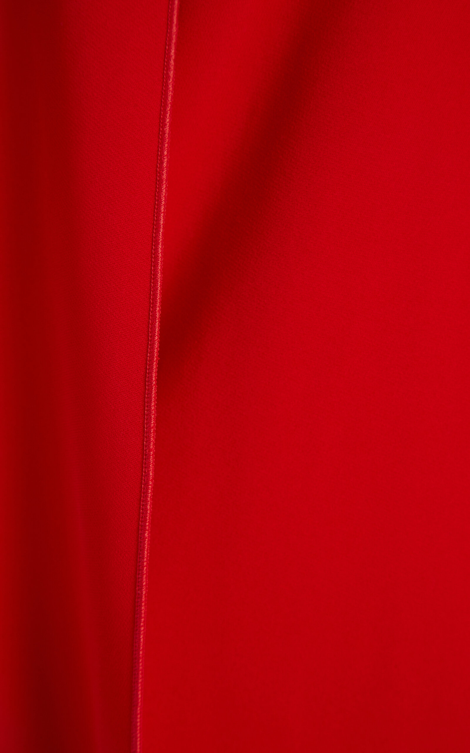 Cape Sleeve Midi Dress red - 3