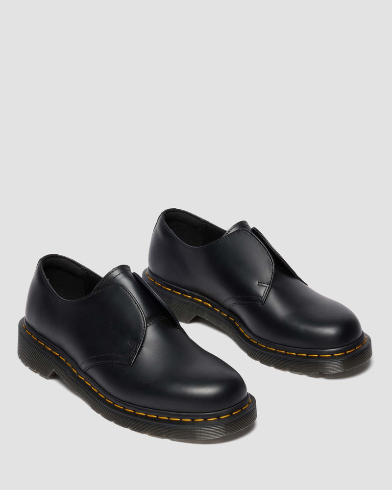1461 LACELESS Smooth Leather Slip On Shoes 5