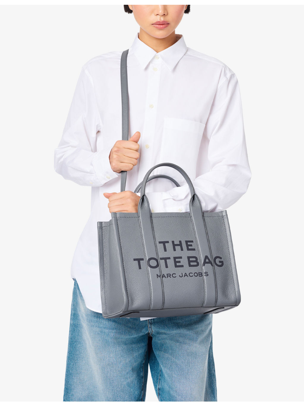 The Leather Medium Tote Bag - 2