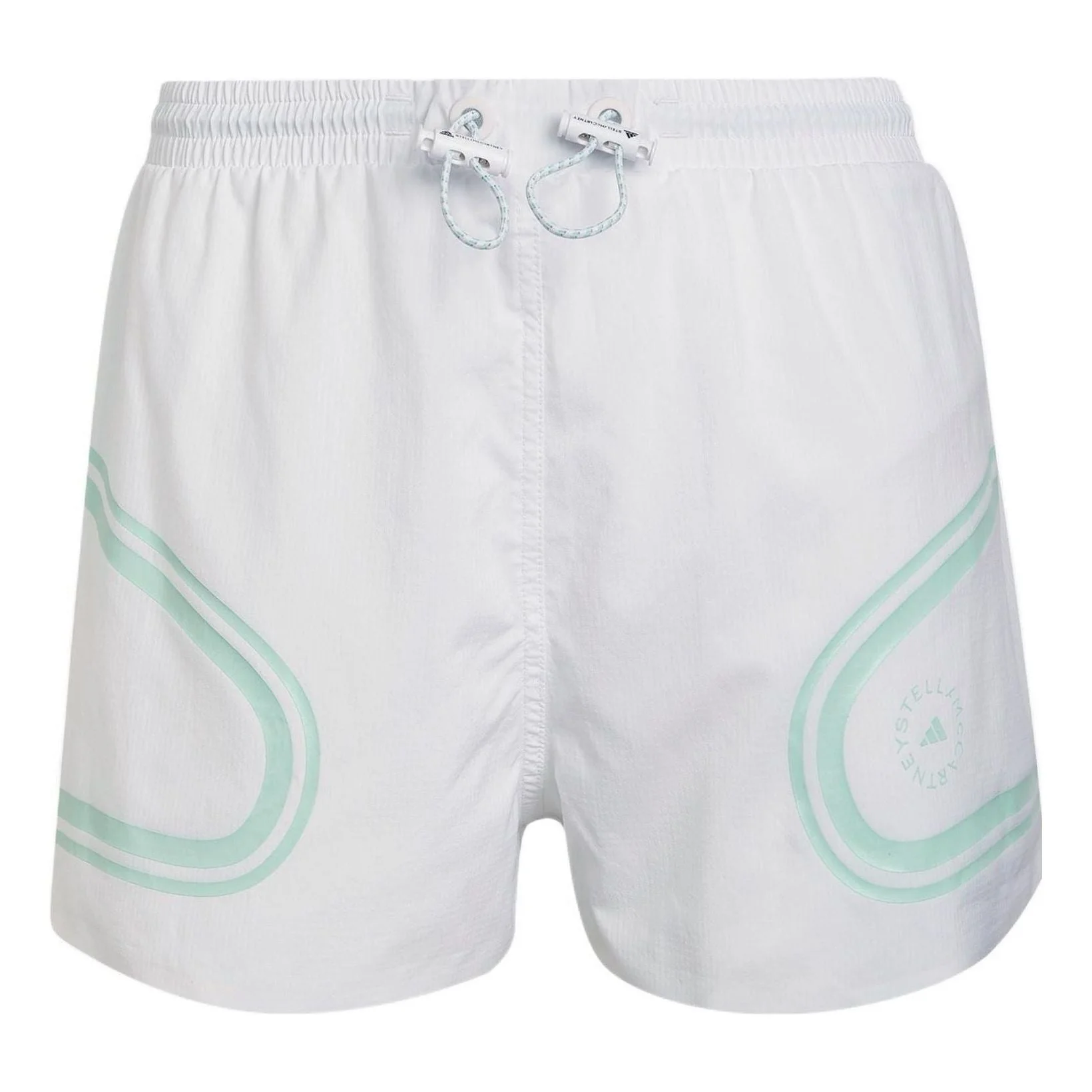 (WMNS) adidas by Stella McCartney TruePace Running Shorts 'White Teal' HD9119 - 1