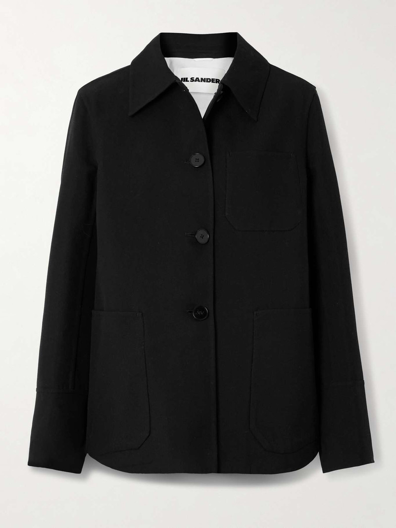 Cotton-blend twill jacket 1