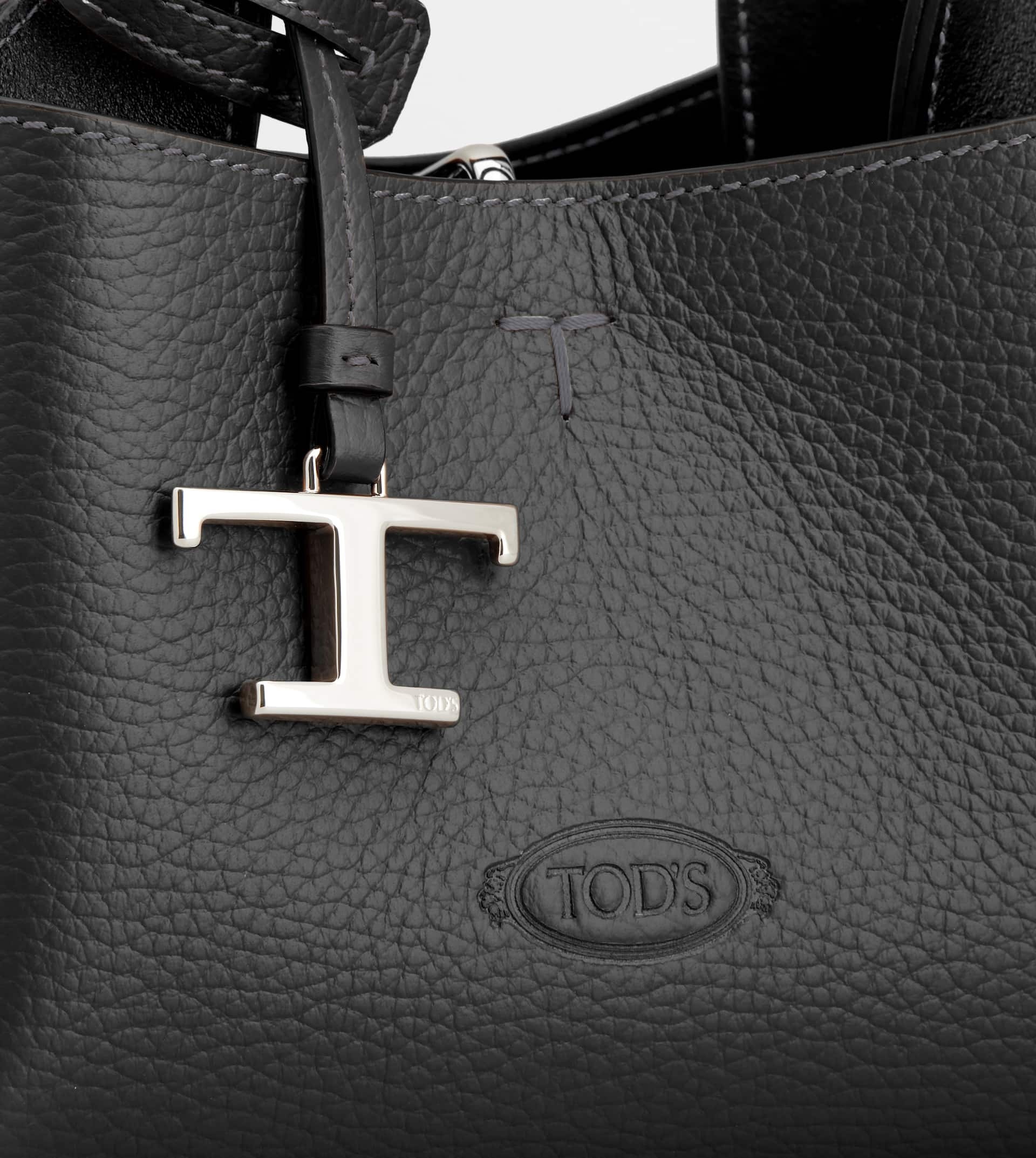 BAG IN LEATHER MICRO - BLACK - 5