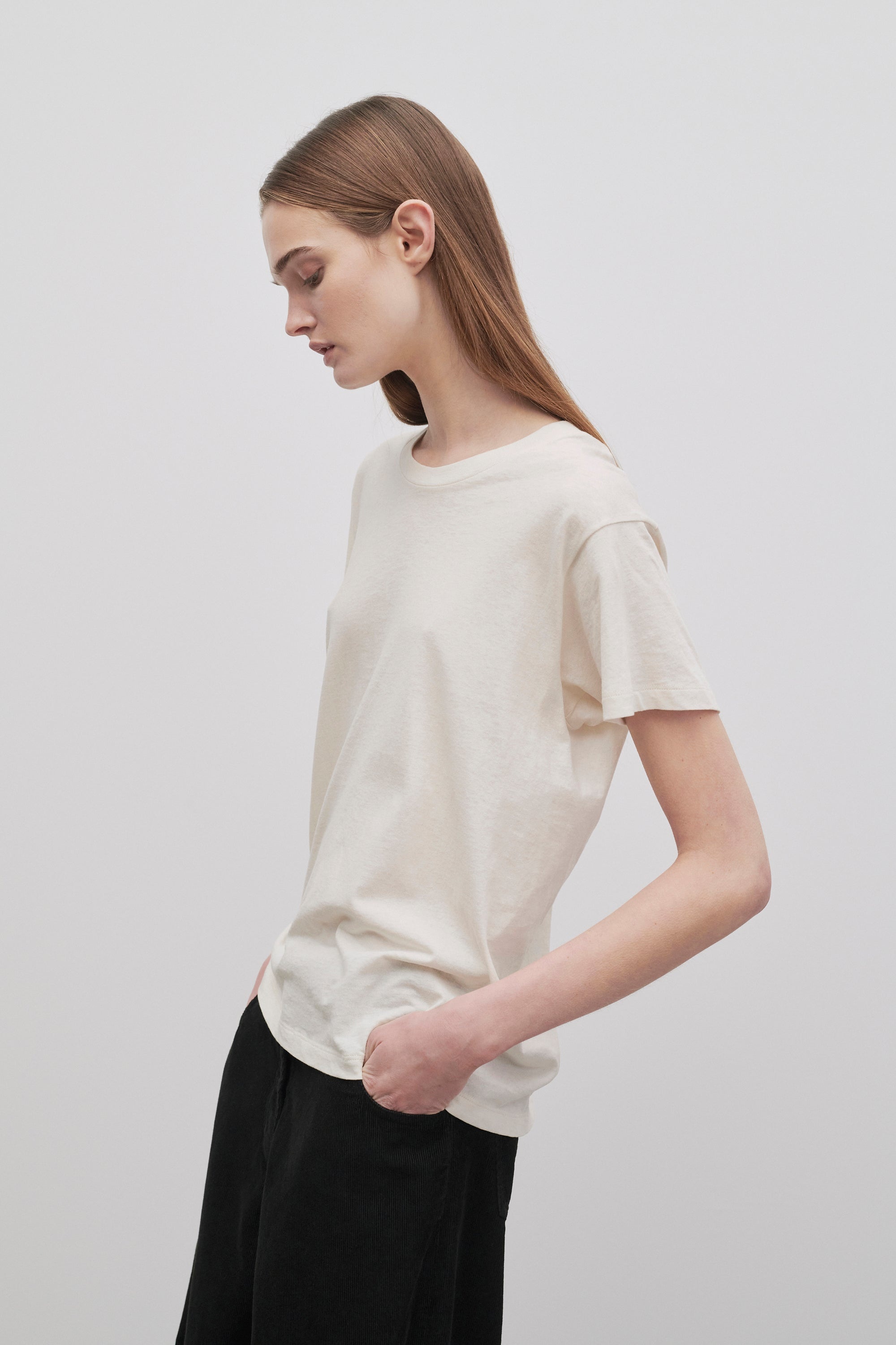 Fayola Top in Cotton and Cashmere - 4