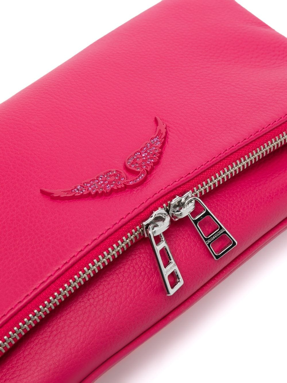 logo-plaque leather shoulder bag - 4