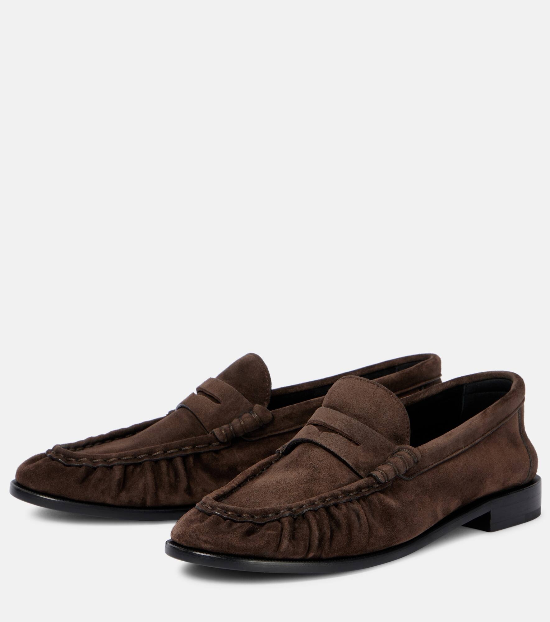 Le Loafer suede penny loafers - 5