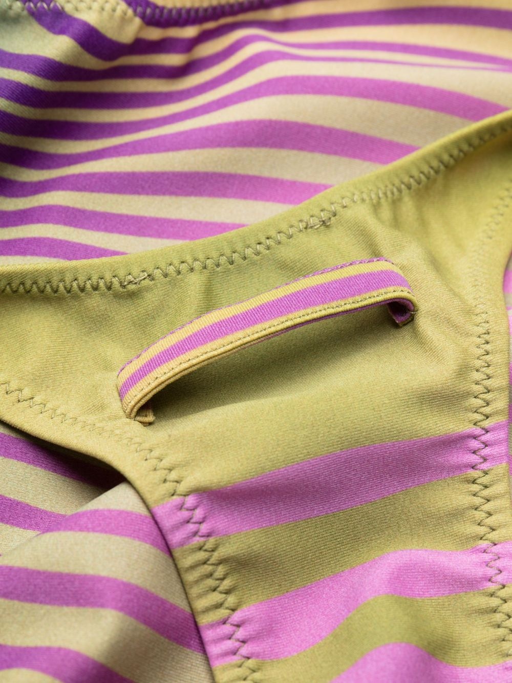 stripe-print swimsuit - 3