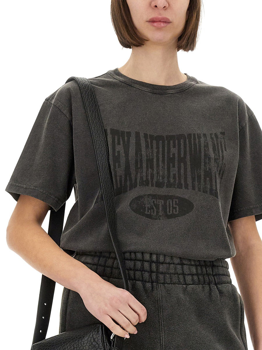 Alexander Wang Women Logo Print T-Shirt - 4