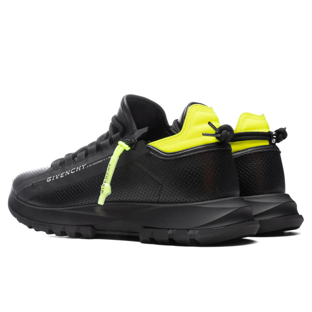GIVENCHY SPECTRE RUNNER LOW WITH ZIP - BLACK/YELLOW - 3