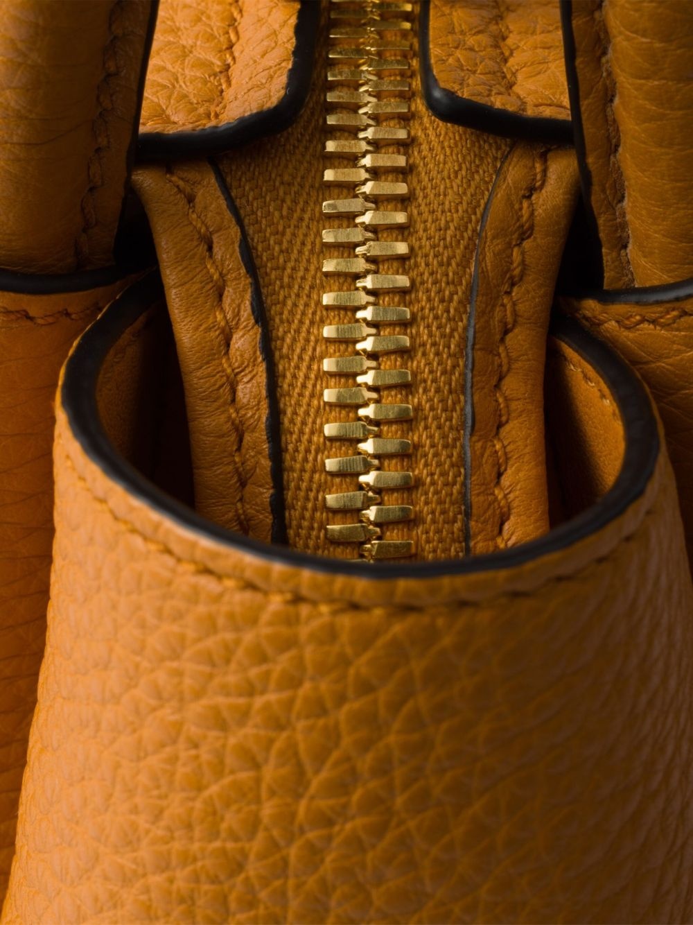 mini leather tote bag - 6