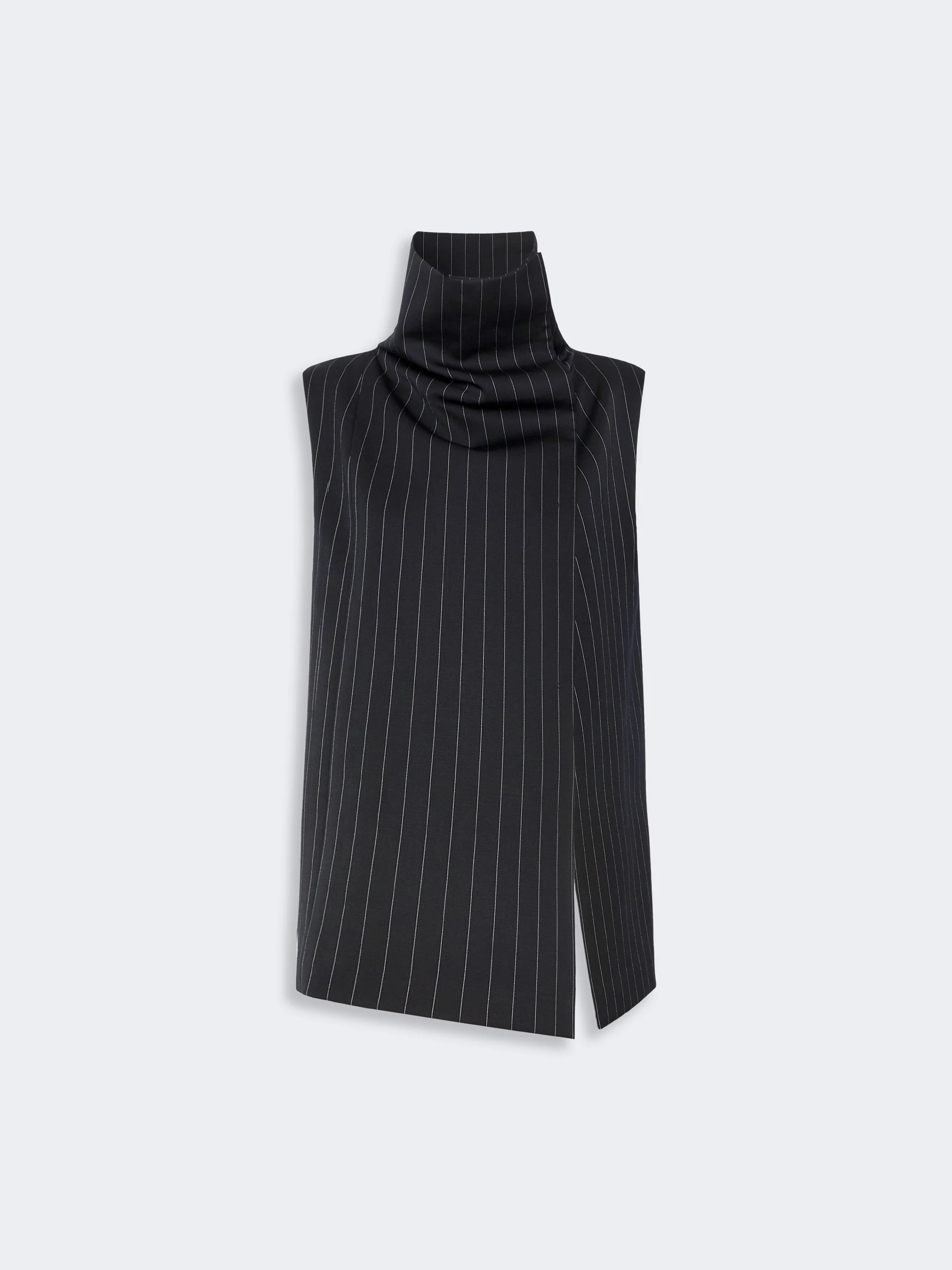ALBATA Sleeveless wool top - BLACK - 1