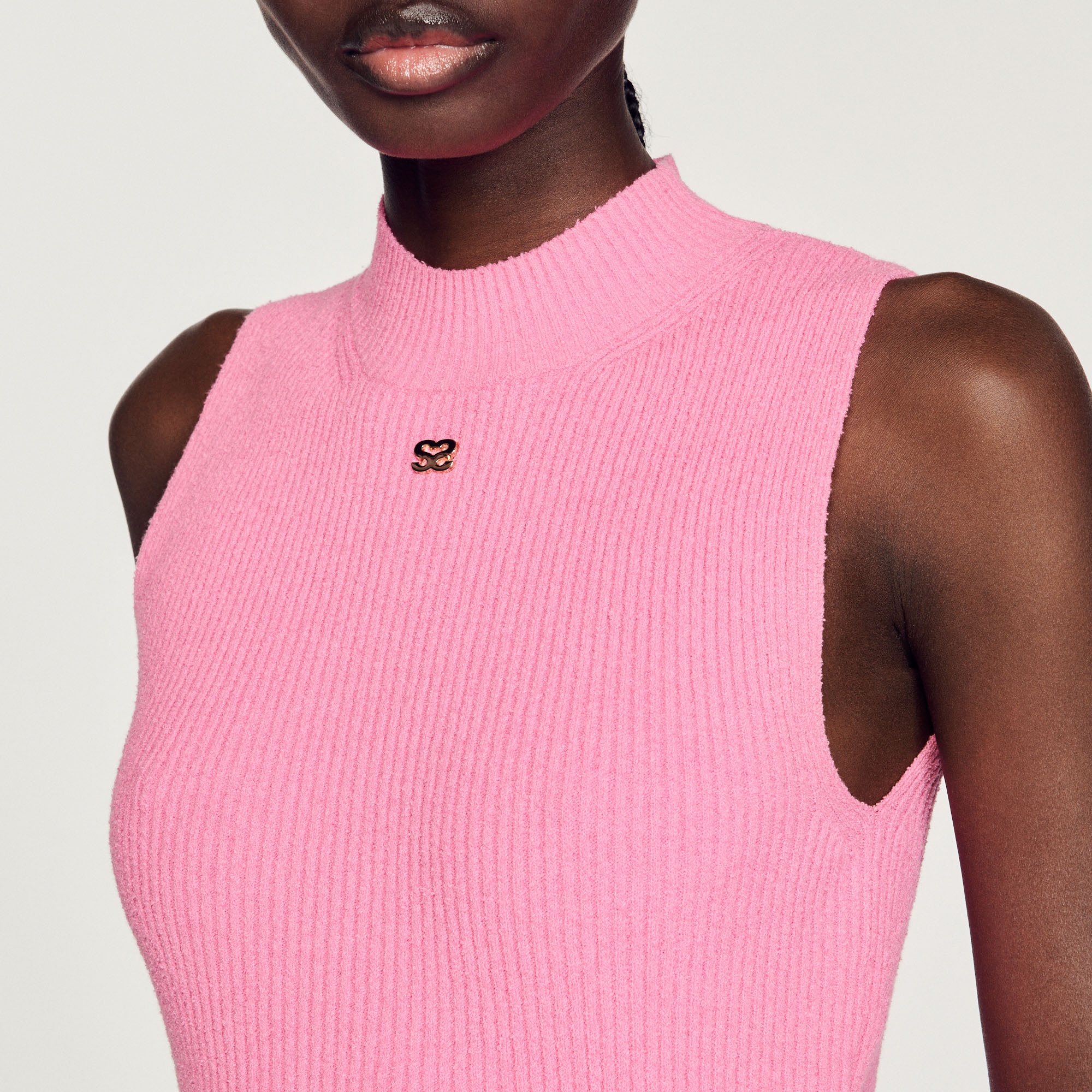 Ribbed cropped sweater - 4