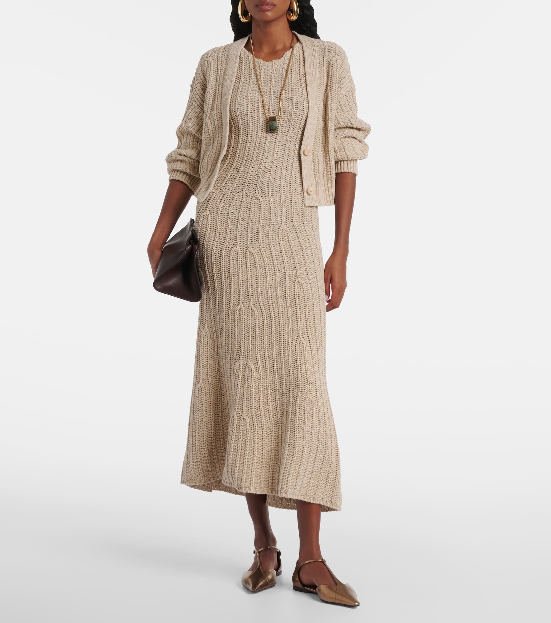 Uccio linen and cotton maxi dress - 2