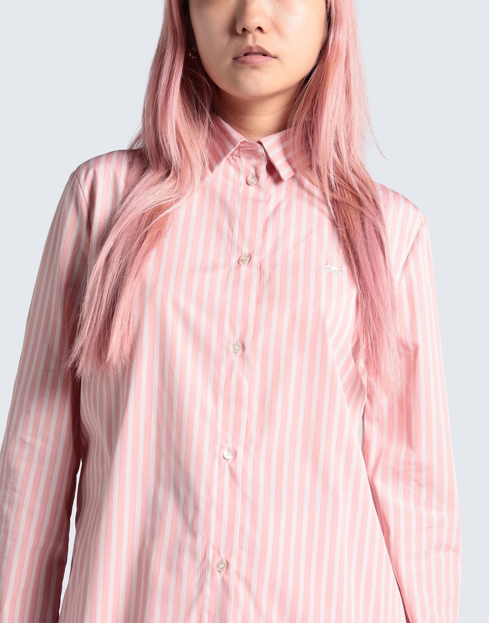 Pink Women's Striped Shirt - 4