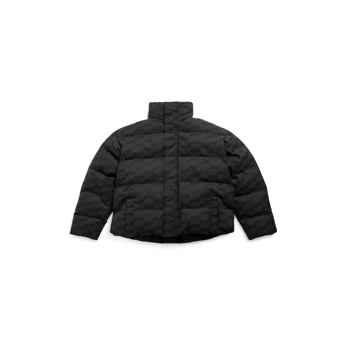 Bb Monogram Puffer in Black - 1