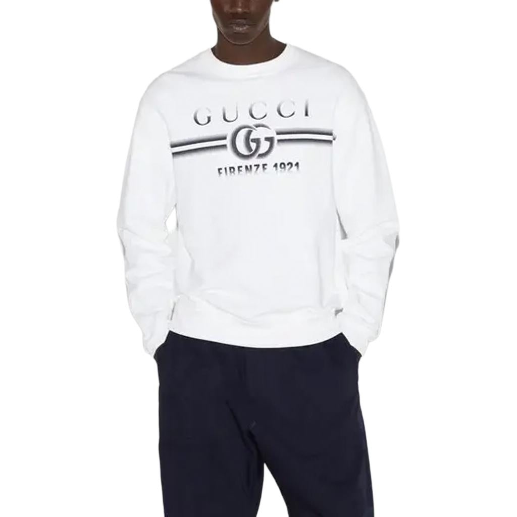 Gucci Cotton Jersey Sweatshirt 'White' 784413-XJGKQ-9082 - 3