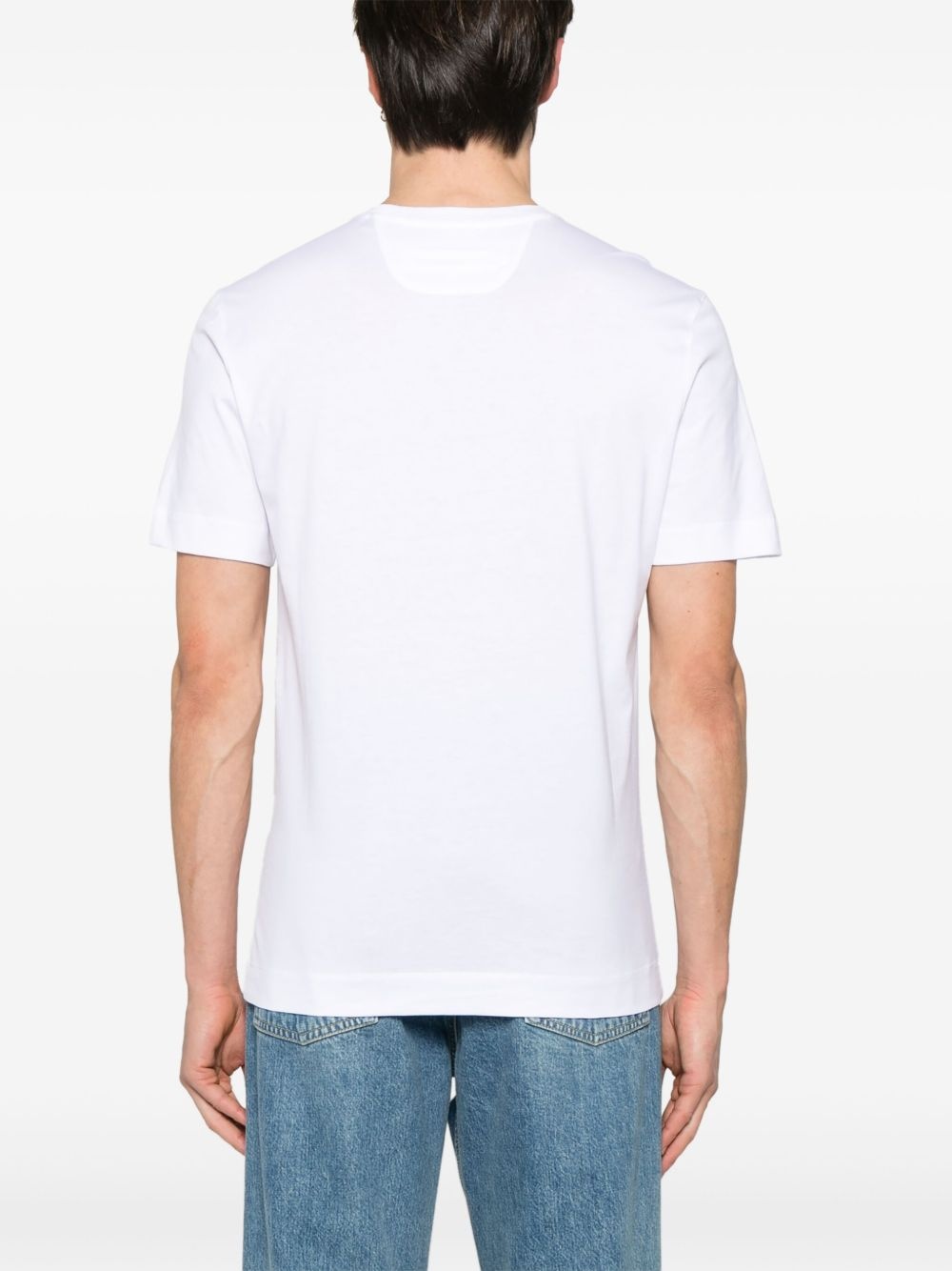 logo-embroidered T-shirt - 3