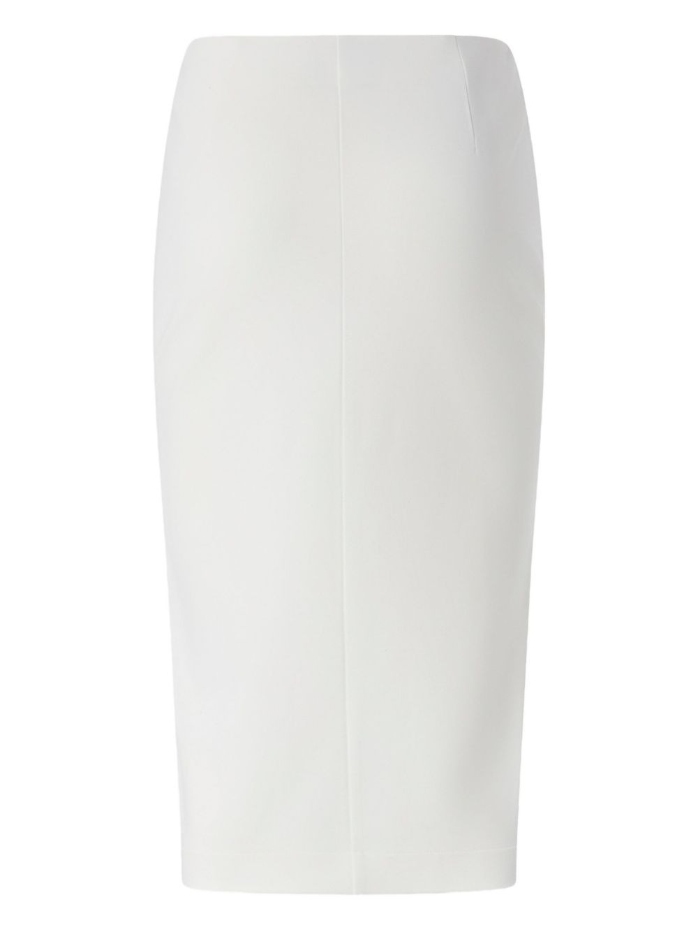 button-detail pencil skirt - 2