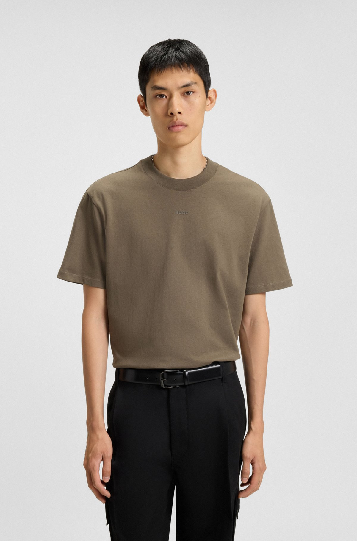 RELAXED-FIT T-SHIRT IN COTTON WITH LOGO PRINT - 2