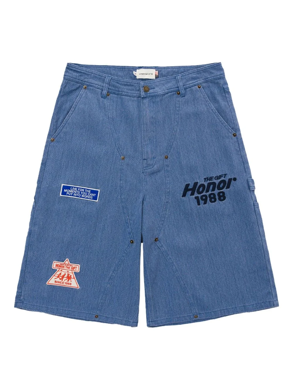 Twill Carpenter "Blue" shorts - 1