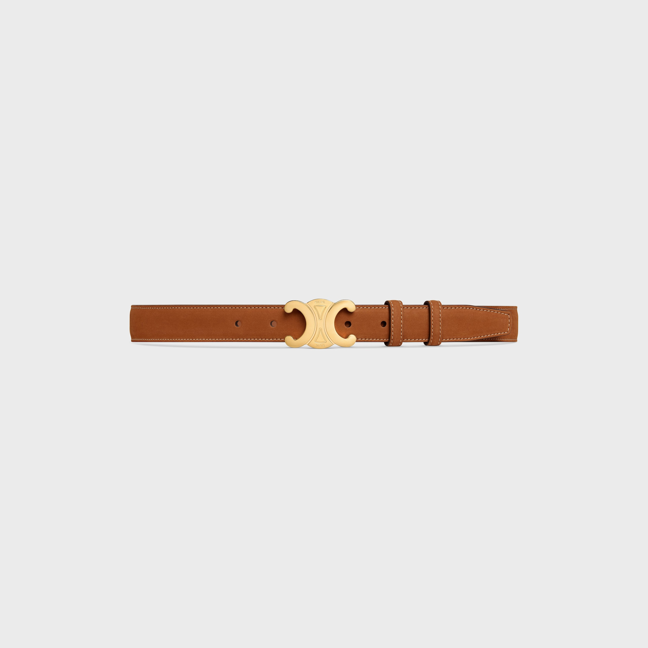 Medium 25MM Triomphe Belt IN NUBUCK CALFSKIN - 2