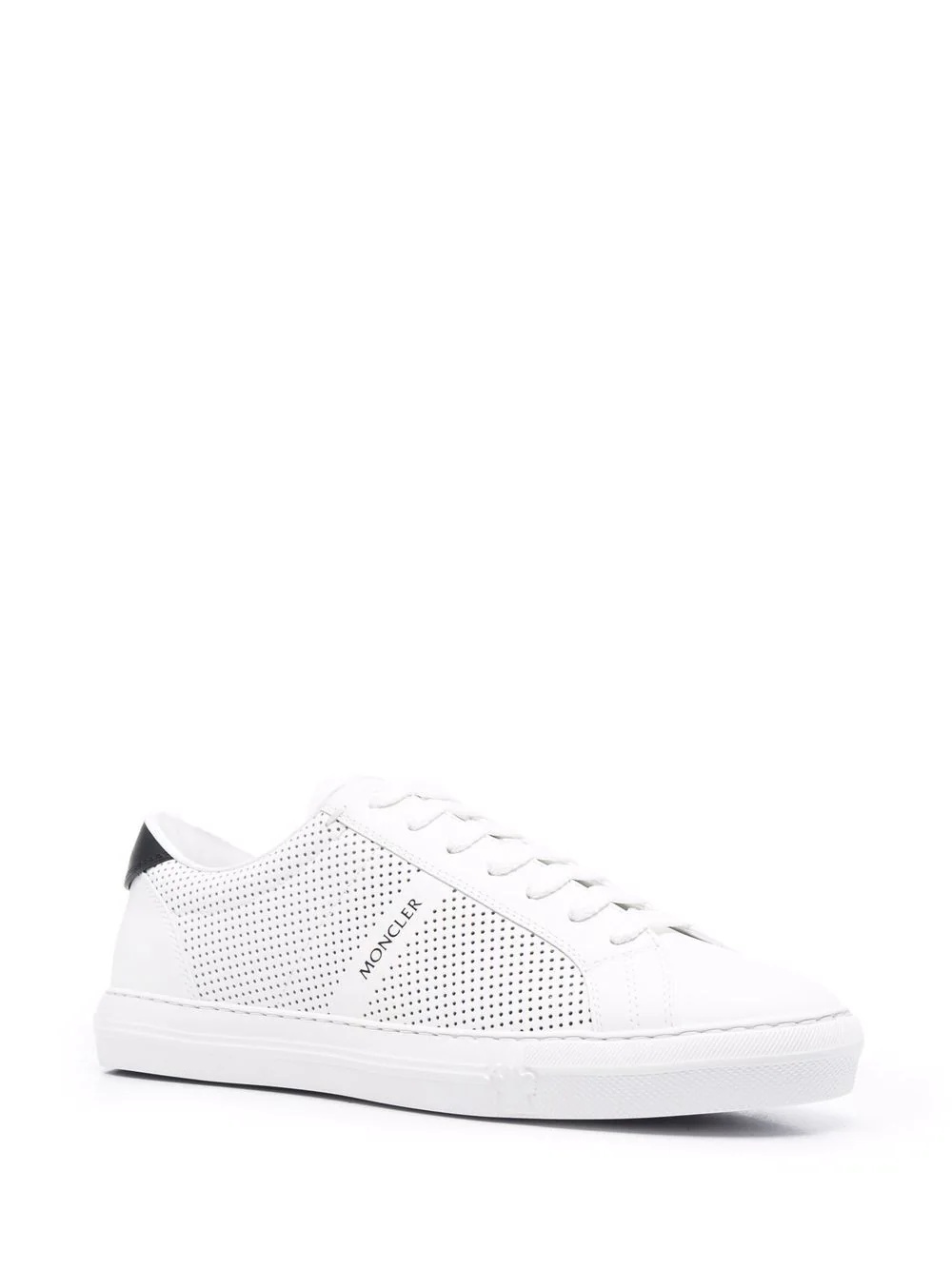 perforated lace-up trainers - 2