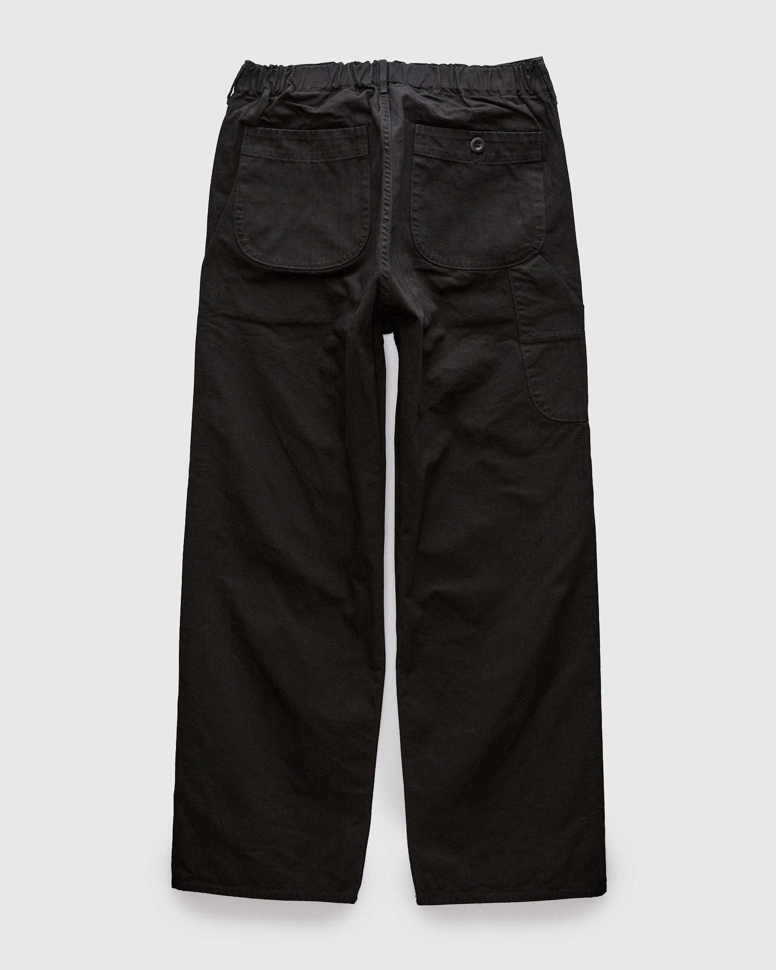 Wide Fit French Work Pants in Black - 2