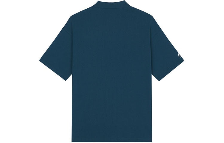 New Balance x Noritake Short Sleeve Polo Shirt 'Blue' AMT12386-ECL - 2